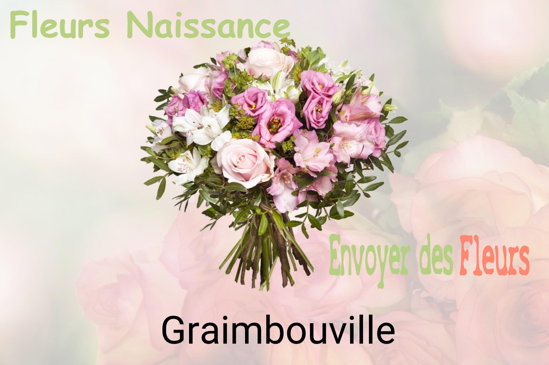 Bouquet de fleurs de naissance livré à Graimbouville